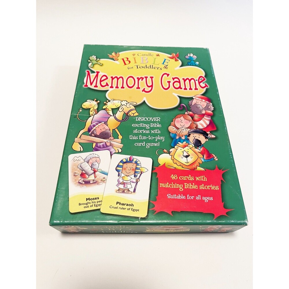 Candle Bible for Toddlers Memory Game 48 Cards Christian Kids Bible Stories 2006